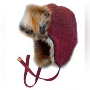 Native Fable- Eggplant/Aubergine Trapper Hat